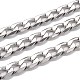 304 Stainless Steel Cuban Link Chain STAS-B019-01P-1