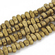 Electroplate Non-magnetic Synthetic Hematite Beads Strands G-T061-103J-1