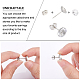 UNICRAFTALE About 150Pcs 3 Sizes Stainless Steel Stud Earring Findings Flat Round Stud Earring Posts Pearl Cup Glue On Post Earring Pins with Ear Nuts For Earring Making DIY-UN0003-16-4