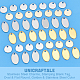 Unicraftale 80Pcs 4 Style 304 Stainless Steel Charms STAS-UN0041-04-5