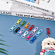 Hobbiesay 36 Stück Drehverschlüsse aus Backlacklegierung in 12 Farben FIND-HY0002-40-5