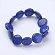 Natural Lapis Lazuli(Dyed)  Beads Stretch Bracelets BJEW-JB02845-01-1