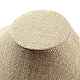Buste en plastique recouvert de tissu présentoirs à colliers NDIS-L006-02-3