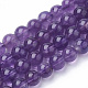 Natural Amethyst Beads Strands G-Q961-17-10mm-1