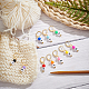 NBEADS 10 Pcs 0~9 Number Stitch Markers HJEW-NB0001-34-2