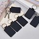 16 porte-clés rectangulaire en cuir PU&nbsp;KEYC-DC0001-45A-5