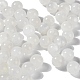 100 perles de pierre de lune blanche naturelle de 8 mm DIY-LS0002-19-4
