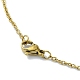Ожерелье с подвеской из сплава и эмали в форме кошки NJEW-JN04613-04-5