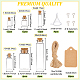 Benecreat 50 confezione di 6 misure di tappi di sughero per bottiglie di vetro DIY-BC0006-86-2