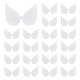 Ahandmaker 50 шт. блестящие нашивки с аппликацией в виде крыльев ангела FIND-GA0002-55-1