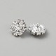 Messing Strass Schaft Knöpfe&nbsp;DIY-WH0320-76B-1-2