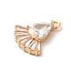 Pendentifs en laiton&nbsp;KK-C062-050G-01-2