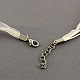 Cordon de collier de multi-brins pour la fabrication de bijoux NJEW-R218-21-4