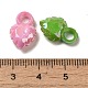 Pendentif acrylique opaque plaqué&nbsp;OACR-E039-62-3