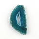 Forme mixte teint agate naturelle des pierres précieuses gros pendentifs G-R300-07-3