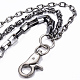 Alloy Three-Tiered Chain Belts AJEW-H011-14-4