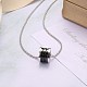 Trendy 925 Sterling Silver Pendant Necklaces NJEW-BB22356-6