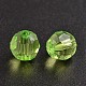 Smeraldo perle acriliche trasparenti DB10mmC19-1