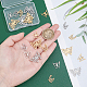 UNICRAFTALE 24pcs 2 Colors Butterfly Pattern Charms 201 Stainless Steel Pendants Hollow Charms for Necklace Jewelry Making STAS-UN0030-02-2