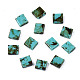 2-trou perles rocailles en verre opaque SEED-N004-001-A03-2