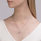 Ожерелья с подвеской в виде сердца с кубическим цирконием RK4806-1-4