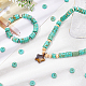 NBEADS 1 Strand about 110 Pcs Synthetic Turquoise Heishi Beads TURQ-NB0001-08-5