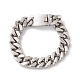 304 pulsera de cadenas de acero inoxidable para mujer. BJEW-E107-10P-1