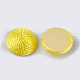 Cabochons en tissu de fil de polyester WOVE-T008-02A-02-3
