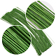 パンダホール500pcsライトグリーンフローラルステムワイヤー手作りブーケステムクラフトフローラルワイヤー  DIY素材の手作りアクセサリーのフラワーアレンジメント用の人工植物スタブステム AJEW-PH0017-80C-4