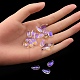 Transparente Glas Anhänger / charms&nbsp;GLAA-YW0003-03-6