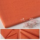 Tissu en lin imitation polyester DIY-WH0199-16J-1