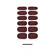 Autocollants de vernis à ongles enveloppants de couleur unie MRMJ-T078-253H-1