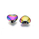 Rack Plating Rainbow Color Alloy Beads PALLOY-S180-335-3
