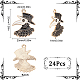 SUNNYCLUE 1 Box 24Pcs Gothic Charms Bird Charms Enamel Raven Crow Beak Halloween Doctor Steampunk Black Charm for Jewelry Making Charms Earrings Necklace Bracelets Earrings Adult DIY Craft Supplies FIND-SC0003-80-2