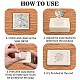 CRASPIRE Handmade Soap Stamp Dandelion Stamp DIY Acrylic Stamp Soap Flower Embossing Stamp Soap Chapter Imprint Stamp for Handmade Soap Cookie Clay Pottery Biscuits DIY Bridal Shower Gift DIY-WH0350-102-7