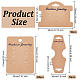 OLYCRAFT 200Pcs 3 Styles Cardboard Jewelry Display Cards with Word Fashion Jewelry Camel Earring Holder Cards Necklace Display Cards Kraft Paper Tags for Earring Necklace Bracelet Jewelry Display CDIS-OC0001-04-2
