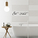 SUPERDANT Get Naked Wall Decals Vinyl Quote Saying Wall Stickers Peel and Stick Removable Wallpaper Mural DIY Stickers for Bathroom Toilet Washrom Tub Home Decorations DIY-WH0377-034-3