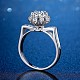 Moissanite 925 anelli in argento sterling RJEW-BB71088-CA-1