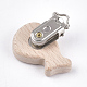 Clip porta ciuccio in legno di faggio X-WOOD-T015-07-2