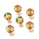 Messing Emaille-Perlen&nbsp;KK-G605-07G-1
