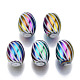 Electroplate Glass Beads EGLA-S197-25A-06-1