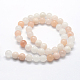Chapelets de perles en aventurine rose naturel G-I199-22-4mm-2
