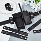 AHANDMAKER 8 pcs Duty Belt Keeper with Double Snaps Key Clip for Outdoor Sports Belt Keepers with Gear Clip for Police Military Equipment Accessories FIND-WH0156-25-5