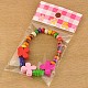 Colorful Wood Bracelets for Kids BJEW-JB00741-4