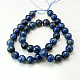Natural Lapis Lazuli Beads Strands G-G059-16mm-2
