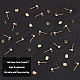 CREATCABIN 50Pcs Brass Stud Earring Findings KK-CN0001-44-4