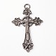 Crucifix Cross Alloy Big Pendants PALLOY-F046-28B-1