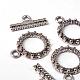 Tibetan Style Alloy Toggle Clasps X-LF1061Y-NF-3