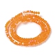 Imitation Jade Glass Beads Strands EGLA-A034-T2mm-MB25-3