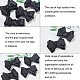 PandaHall Elite 4pcs Ribbon Bowknot Fashion Bow Butterfly High Heel Shoe Clips Decorative Shoe Accessories Larger Hair Bows for Women WOVE-PH0001-10-5